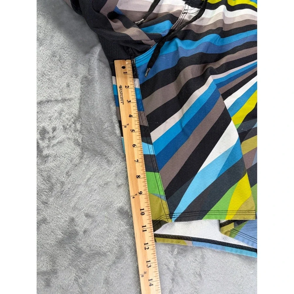 Quiksilver Surfing Mens Board Shorts Size 38 Multicolor Geometric Drawstring
